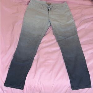 Banana Republic Blue Ombre Skinny Jeans
